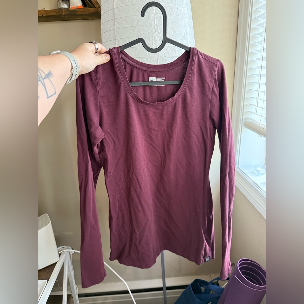 MEC 95% Organic Cotton Long Sleeve Sz S